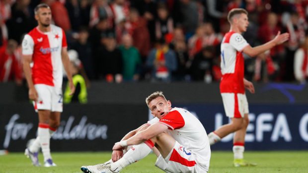 Fotbalisté Slavie Praha s norským šampionem v Lize mistrů uhráli nakonec jen remízu 2:2
