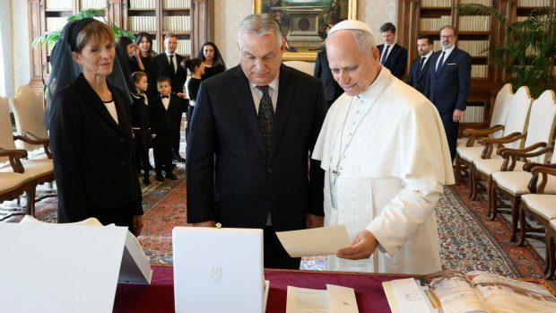 Papež Lev XIV. přijal ve Vatikánu maďarského premiéra Viktora Orbána