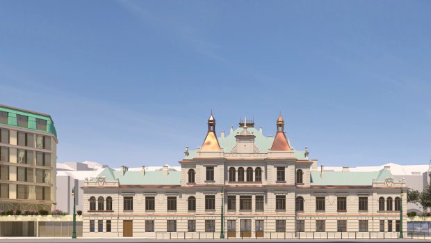 Níádraží Vyšehrad vizualizace