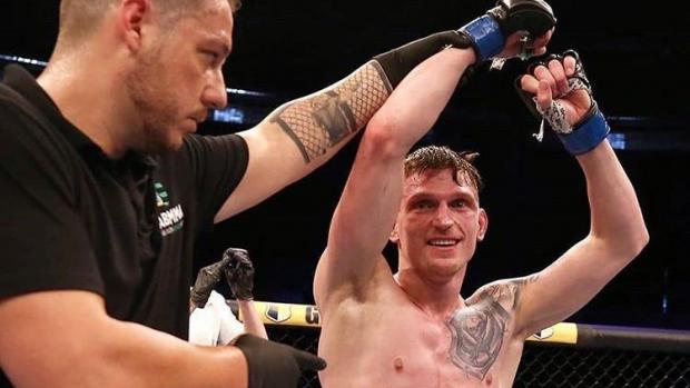 David Dvořák po svém vítězném zápase v UFC
