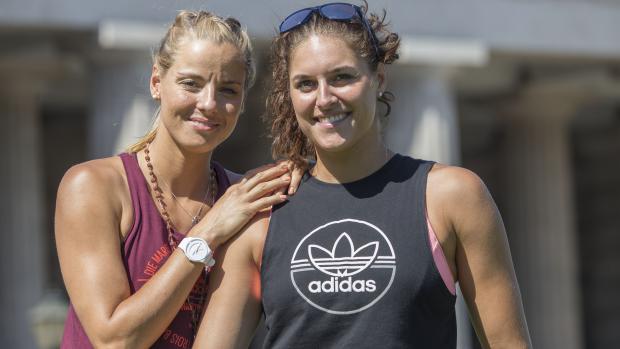 Plážové volejbalistky Barbora Hermannová a Markéta Nausch Sluková