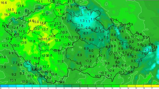 Teplo se vyhnulo východním Čechám, kde se přes den udržela mlha