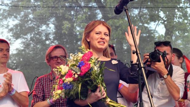 Slovenská prezidentka Zuzana Čaputová