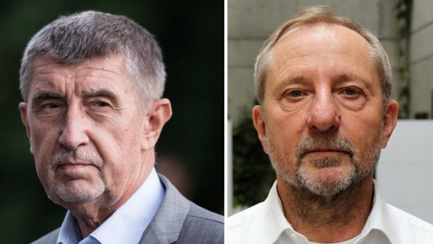 Andrej Babiš (vlevo) a Julius Špičák (oba ANO).