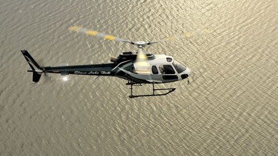 Vrtulník společnosti Airbus AS350