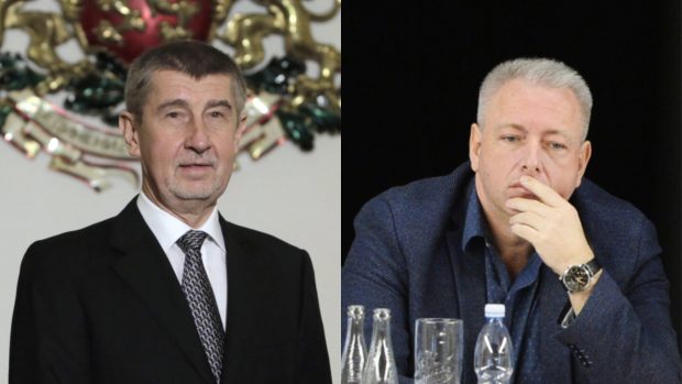 Andrej Babiš z ANO a Milan Chovanec z ČSSD