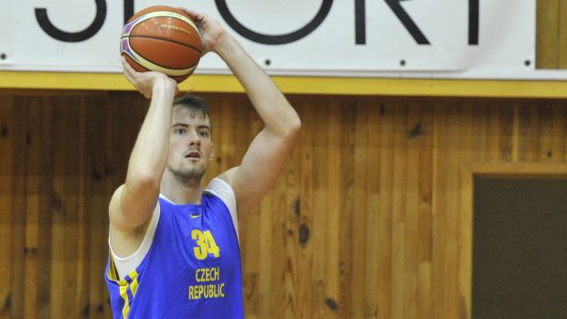 Český basketbalový reprezentant Ondřej Balvín