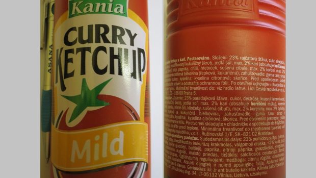 Kania Curry Ketchup Mild z Lidlu