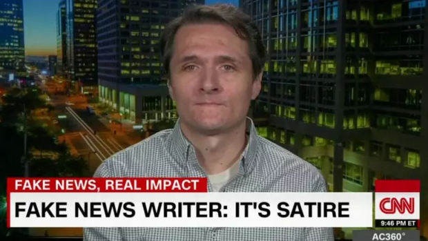 Paul Horner při rozhovoru pro americkou CNN