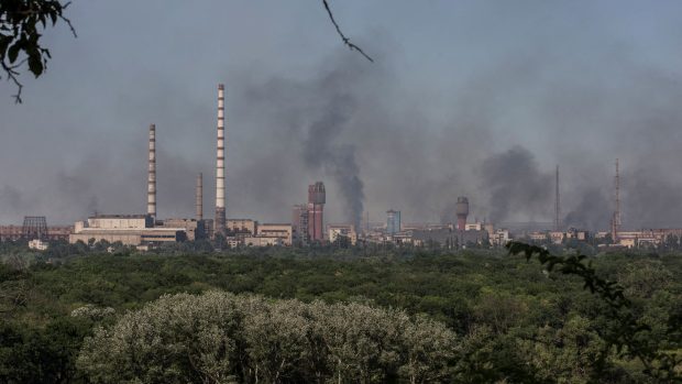 Kouř nad chemičkou Azot