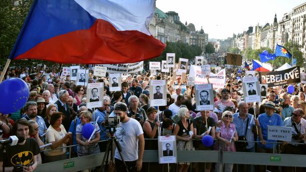 Demonstrace proti vládě v demisi Andreje Babiše