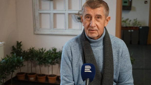 Andrej Babiš během rozhovoru v rámci Dne s kandidátem