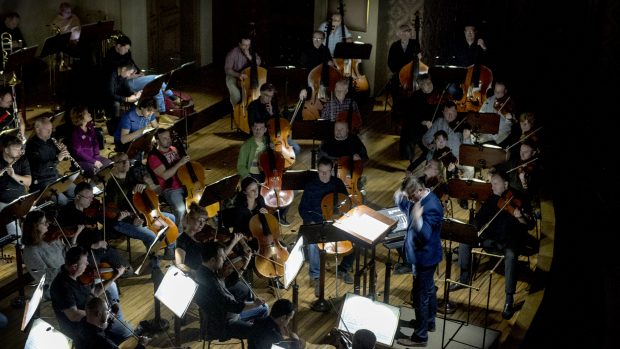 Česká filharmonie při zkoušce, Rudolfinum