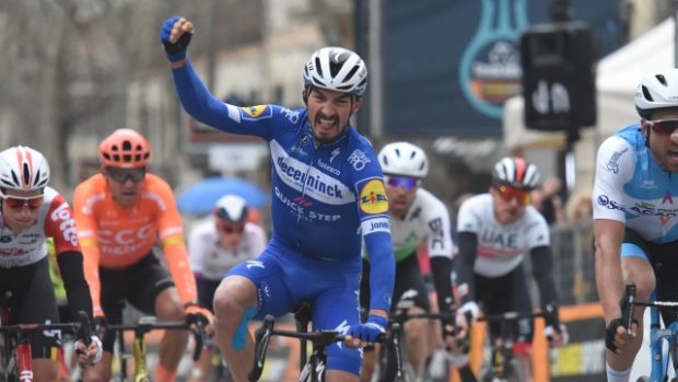 Francouzský cyklista Julian Alaphilippe