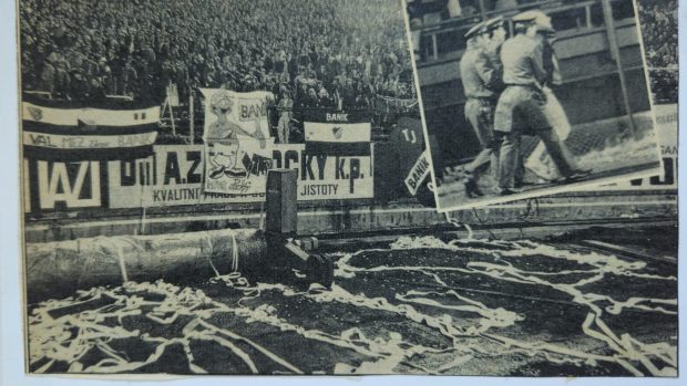 Stadion Bazaly v roce 1989