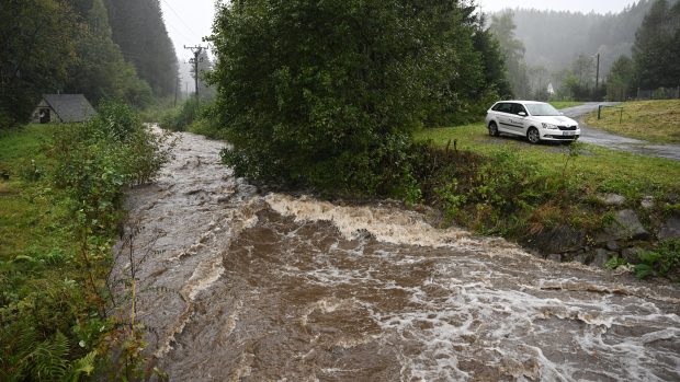 Rozvodněná Branná nad Jindřichovem