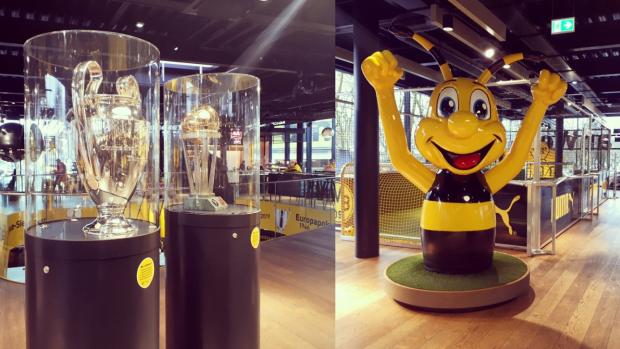 Fanshop fotbalového klubu Borussia Dortmund