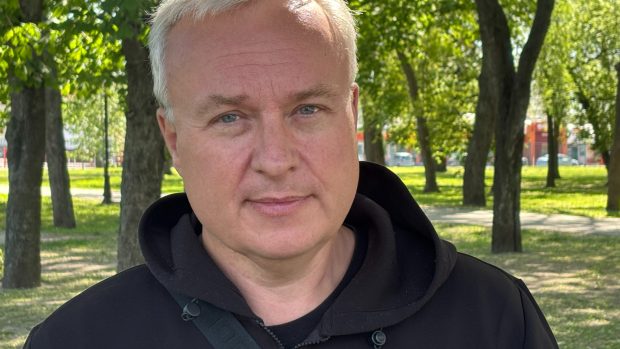 Igor Volobujev, bývalý manažer ruského Gazpromu a současný voják Mezinárodní Legie Ukrajinských ozbrojených sil
