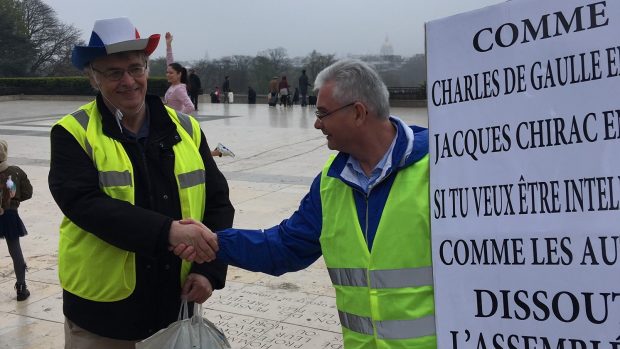 Demonstrace žlutých vest v Paříži