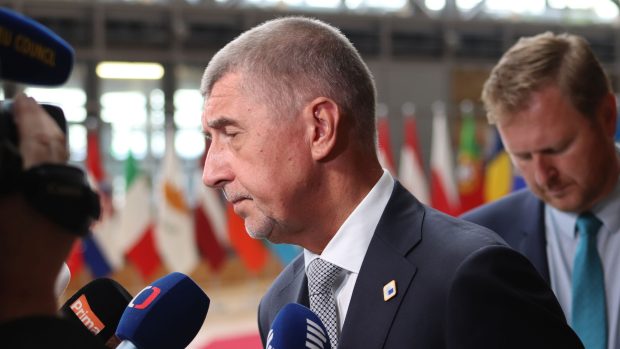 Český premiér Andrej Babiš z hnutí ANO