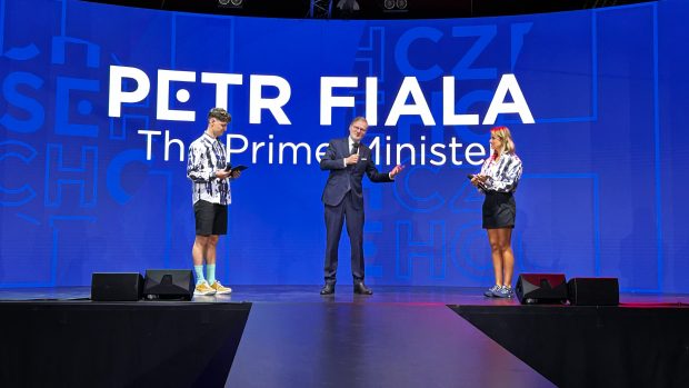 Premiér Petr Fiala v Paříži