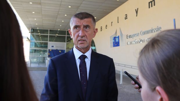 Premiér Andrej Babiš v Bruselu