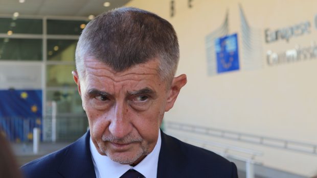 Premiér Andrej Babiš v Bruselu