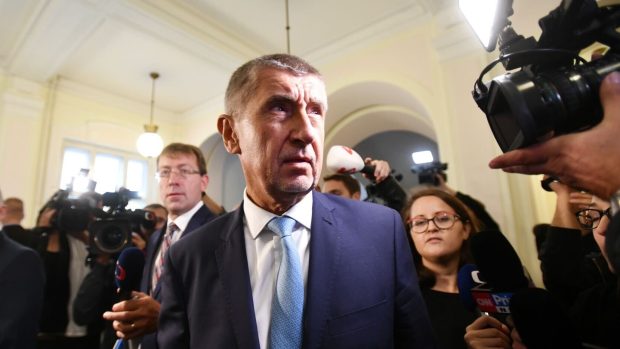 Andrej Babiš u Městského soudu v Praze