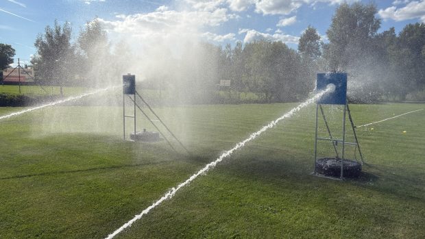 V Hamrech nad Sázavou uspořádali nábor do požárního sportu
