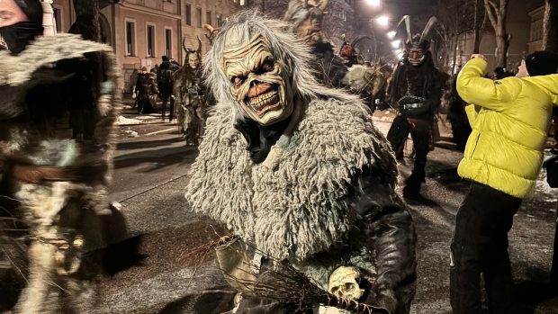 Průvod krampusů v Klagenfurtu