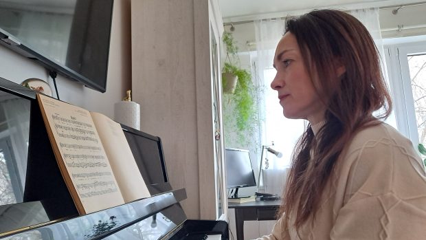 Ukrajinka Irina Vančická, která žije na Ostravsku