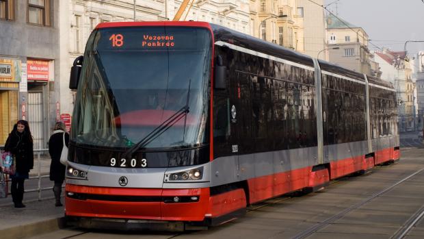 Tramvaj od společnosti Škoda Transportation