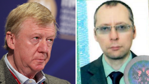 Oligarcha Oleg Tiňkov, novinářka Žanna Agalakovová, bývalý vicepremiér Anatolij Čubajs a diplomat Boris Bondarev