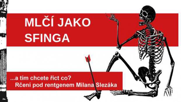 Rčení pod rentgenem Milana Slezáka: Mlčí jako sfinga.