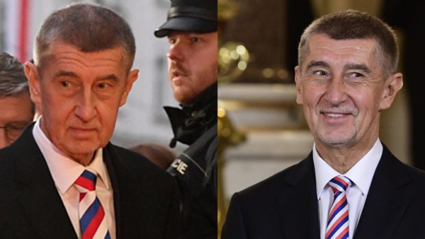 Andrej Babiš vyměnil během dne kravaty