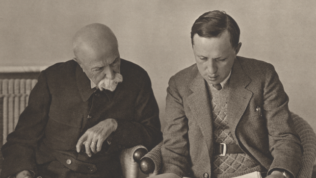 Tomáš Garrigue Masaryk a Karel Čapek