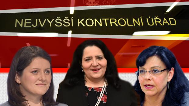 Na policii se obrátila i nástupkyně Michaely Marksové (vpravo), ministryně práce a sociálních věcí v první Babišově vládě Jaroslava Němcová z ANO (uprostřed). Nyní úřad vede bývalá vysoká úřednice Jana Maláčová z ČSSD (vlevo).