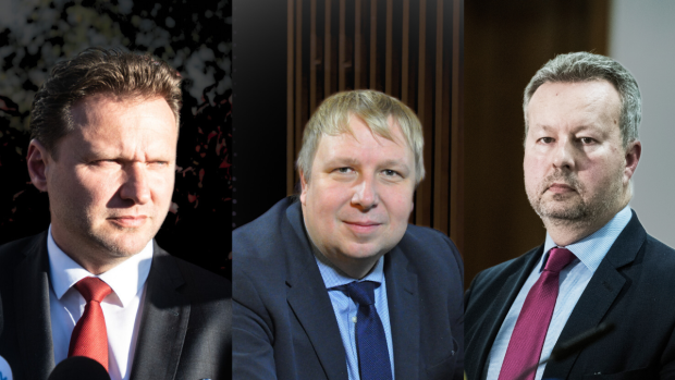 Radek Vondráček, Aleš Juchelka, Richard Brabec (všichni ANO)
