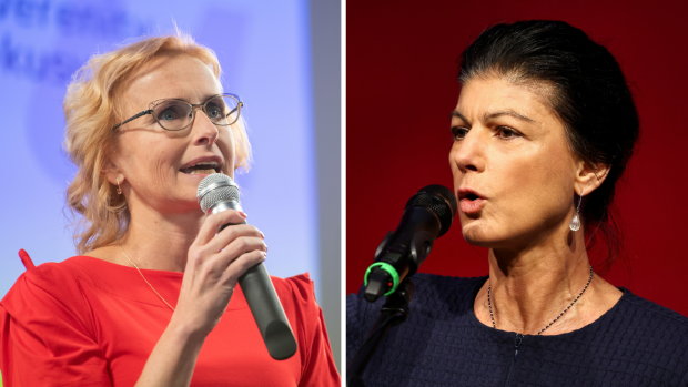 Kateřina Konečná a Sahra Wagenknechtová
