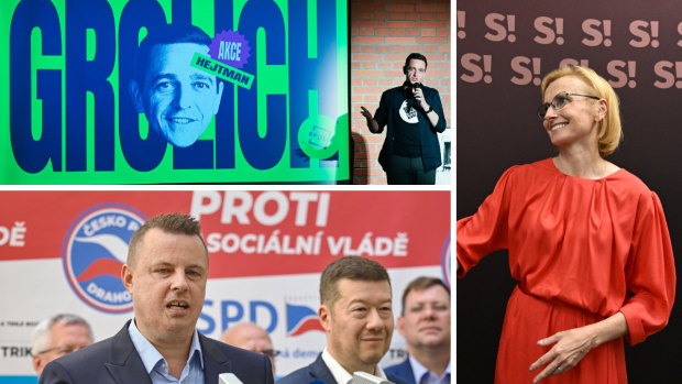 Hejtman Jan Grolich (KDU-ČSL), lídr koalice Spolu v Jihomoravském kraji. Na předvolební koalice letos sází i Jindřich Rajchl (PRO) s Tomiem Okamurou (SPD) i komunisté Kateřiny Konečné