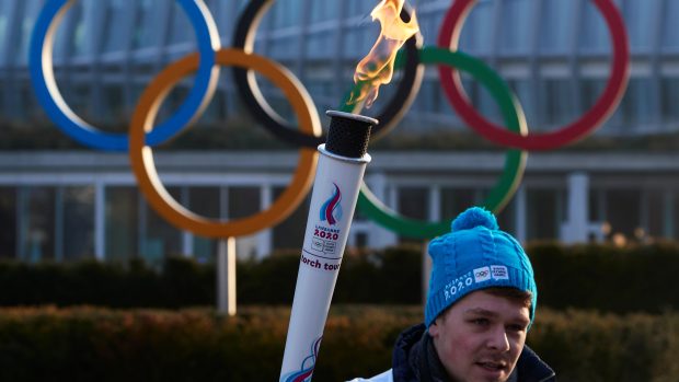 Zahájení III. zimních olympijských her mládeže ve švýcarském Lausanne