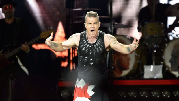 Robbie Williams koncertoval v pražských Letňanech