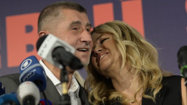 Předseda vítězného hnutí ANO Andrej Babiš.