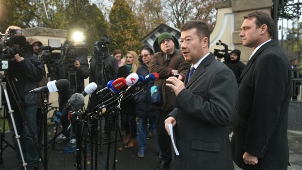 „Bylo to velmi pozotovní jednání,“ zhodnotil Tomio Okamura (SPD) schůzku s prezidentem Milošem Zemanem.