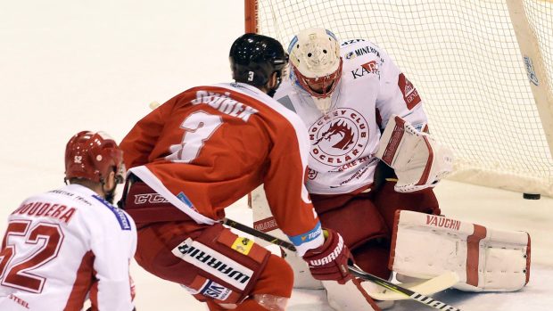 Olomoucký obránce Škůrek dal Třinci dva góly