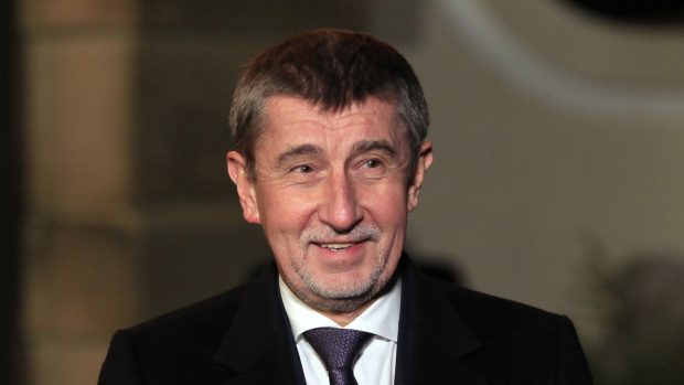 Andrej Babiš po večeři s prezidentem Milošem Zemanem v Lánech.