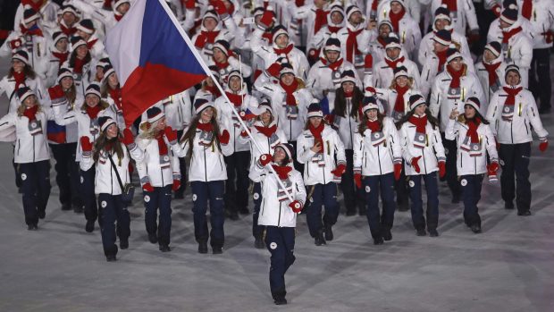 Českou vlajku nesla na olympiádě snowboardistka Eva Samková. Ceremoniálu se zúčastnilo asi pět desítek z 93 českých reprezentantů