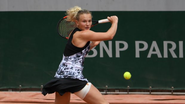 Kateřina Siniaková na letošním French Open