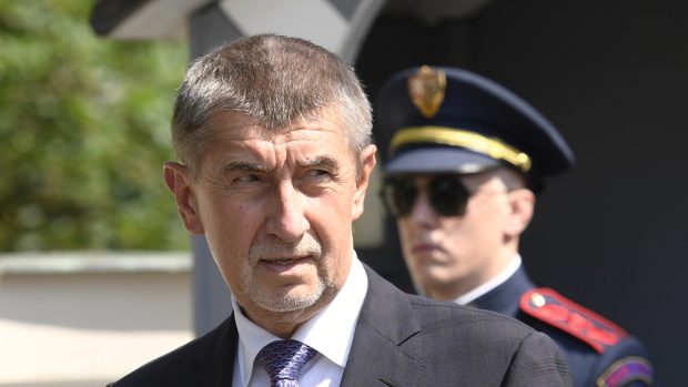 Premiér v demisi Andrej Babiš v Lánech