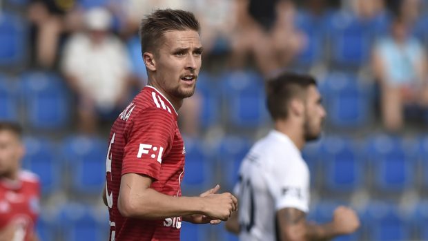 David Houska, kapitán Olomouce v předkole Evropské ligy